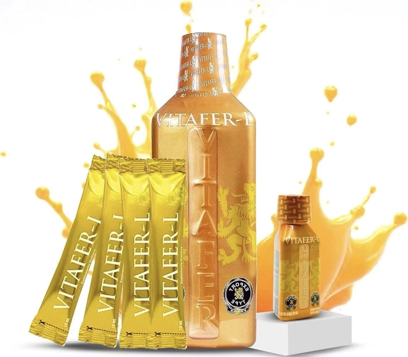 ✅ Vitafer L-Gold-Multivitamin- 500ML🔥 + 1 Vitachito + 4 Sachets ✅