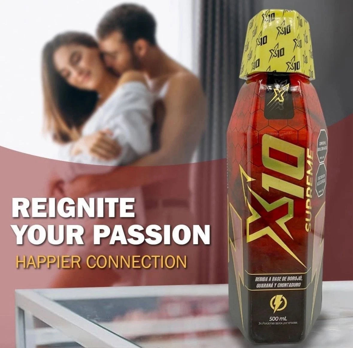 ✅ X10 SUPREME 500ML BOTTLE Men Sex Enhancement Potent Formula ✅🔥